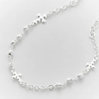 Bracelet argent minicroix