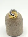 Bague twist bicolore Argent 925