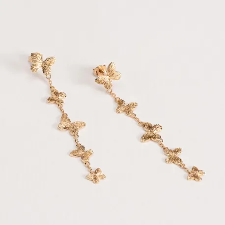 Boucles d'oreilles Scarlett longue