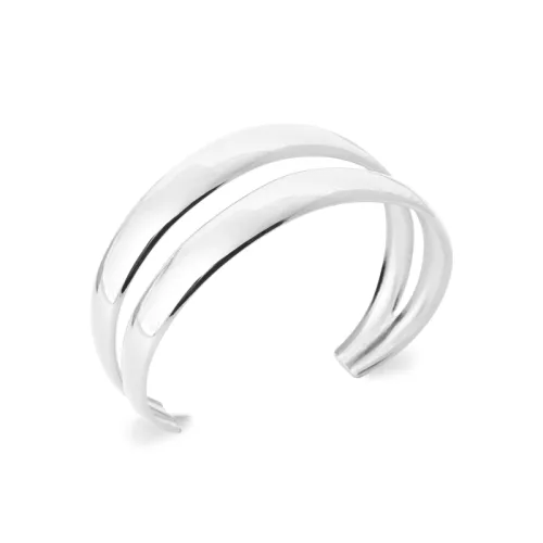 Nos bijoux pour manchette acier pdv argent 