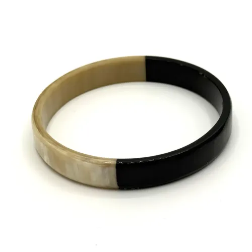 Nos bijoux pour jonc large laque noir