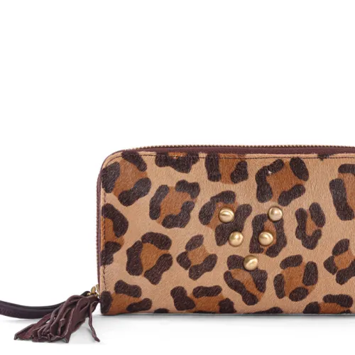 portefeuille léopard 