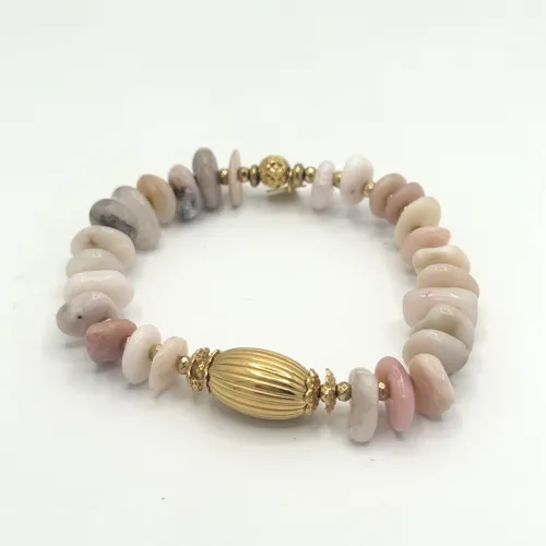 bracelet arya opale rose