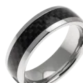 Bague hybrid acier et carbone