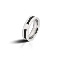 Bague acier et cable