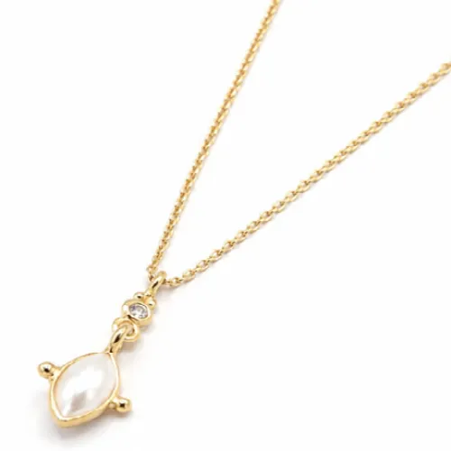 Nos bijoux pour collier gigi perle blanche 