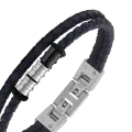 Bracelet cuir Gentleman Marine