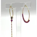 Boucles d'oreilles Koa Fuchsia