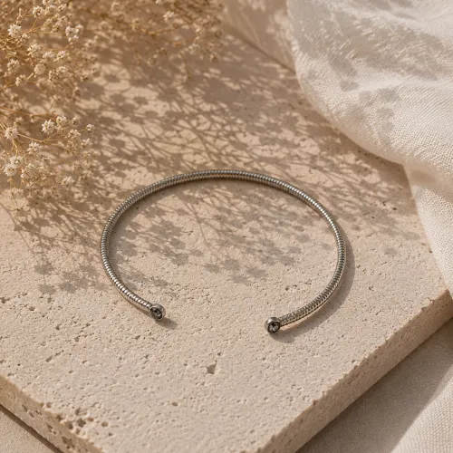 Nos bijoux pour jonc shine cristal anthracite