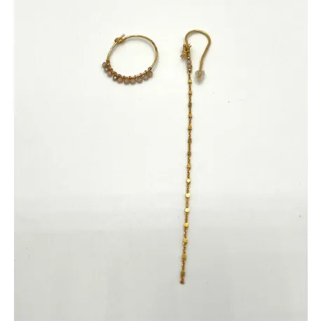 Boucles d'oreilles Koa topaze