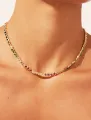 Collier Rivière Zircons Multicolors