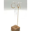Boucles d'oreilles Koa blanc