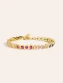 Bracelet Rivière Zircons multicolors