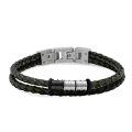 Bracelet cuir Gentleman Kaki