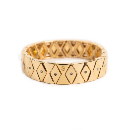 Nos bijoux pour bracelet colorama-2 gold & strass