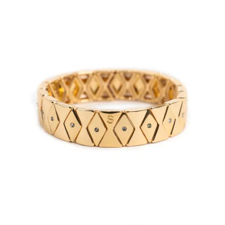 Bracelet Colorama-2 Gold & Strass