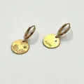 Boucles d'oreilles feuillage et palme
