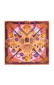 Mini Foulard Diamonds corail 55x55cm 