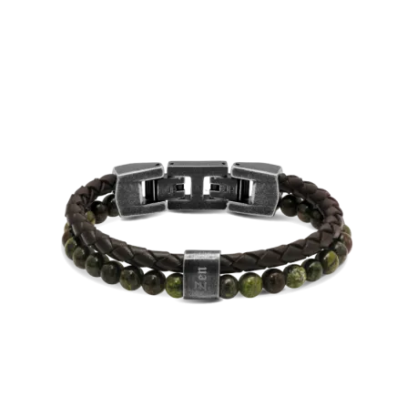 Bracelet KARMA Jaspe verte
