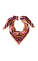 Foulard Diamonds Corail 90x90cm