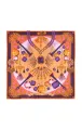 Foulard Diamonds Corail 90x90cm