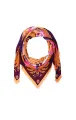 Foulard Diamonds Corail 130cmx130cm