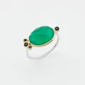 Bague Léonisse Onyx verte