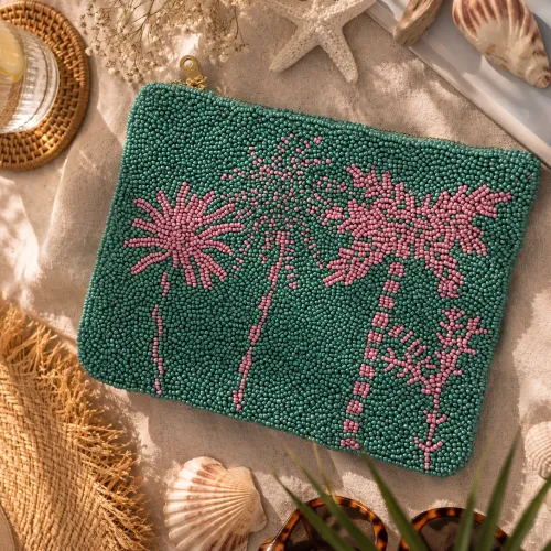 Nos bijoux pour pochette perle idaly vert