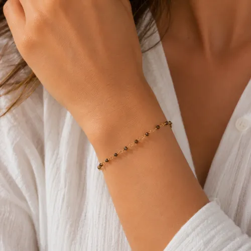 Nos bijoux pour bracelet inde oeil du tigre
