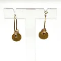 Boucles d'oreilles terre d'or