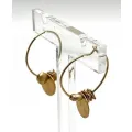 Boucles d'oreilles terre d'or