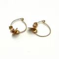 Boucles d'oreilles terre d'or