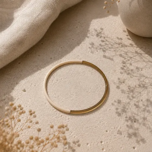Nos bijoux pour jonc fin beige