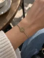 Bracelet Curtis bicolor médaille Star