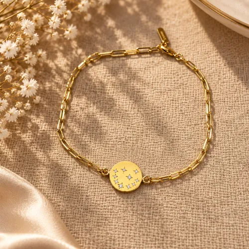 Nos bijoux pour bracelet curtis médaille moonlight 