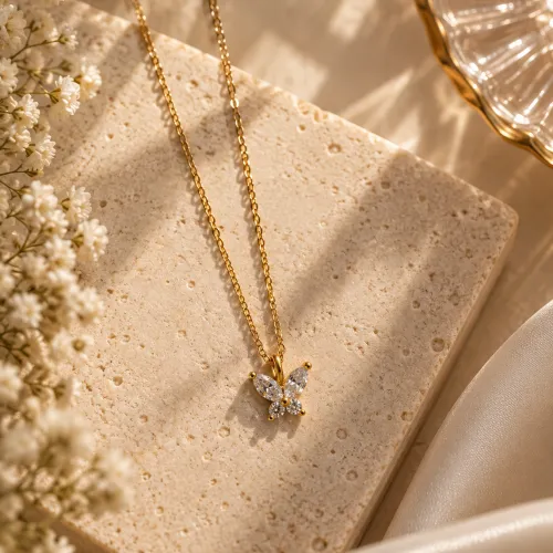 Nos bijoux pour collier stay papillon