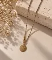 Collier Curtis médaille Moonlight Bicolore
