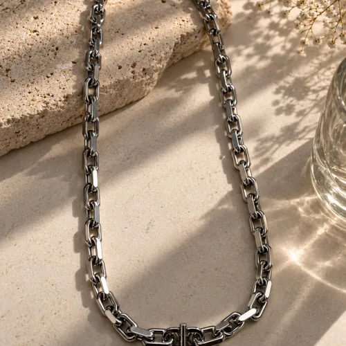 Nos bijoux pour collier noah argenté brillant 