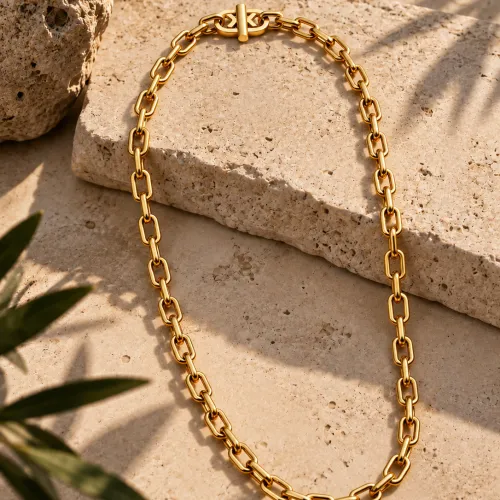 Nos bijoux pour collier joyce doré brillant