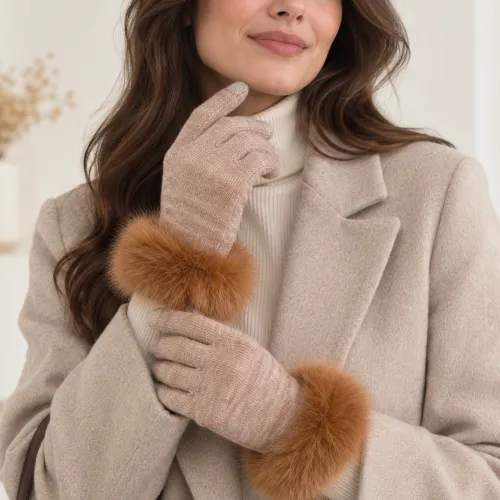 Nos bijoux pour gants manipelli fauve