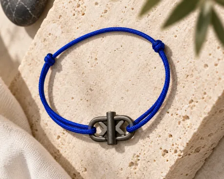 Bracelet Cordon Fin Bleu 