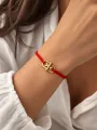 Bracelet Cordon Fin Rouge