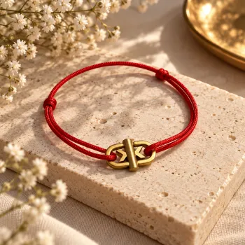 Bracelet Cordon Fin Rouge