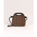 Sac cuir mini Léna Léopard