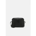 Sac cuir tressé Mia noir