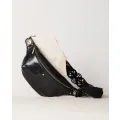 Sac banane cuir Nicole noir