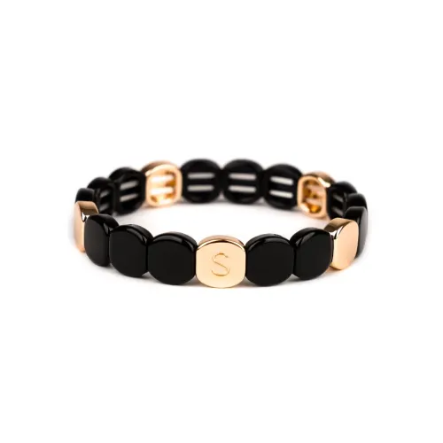 Nos bijoux pour bracelet colorful noir