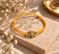 Bracelet Cordon Fin Jaune