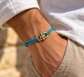 Bracelet Cordon Fin Turquoise