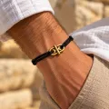 Bracelet Cordon Fin Noir